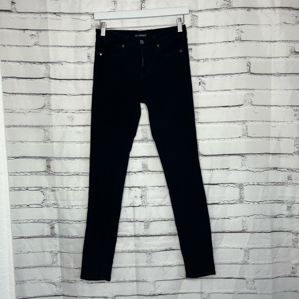 Y2K a.n. designs Low Rise Black Skinny Jeans Women’s Size 2 Denim Stretch